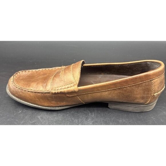 Cole Haan Mens Brown Leather Penny Loafer Slip On Shoe C24506 India Sz 10M - Picture 11 of 13